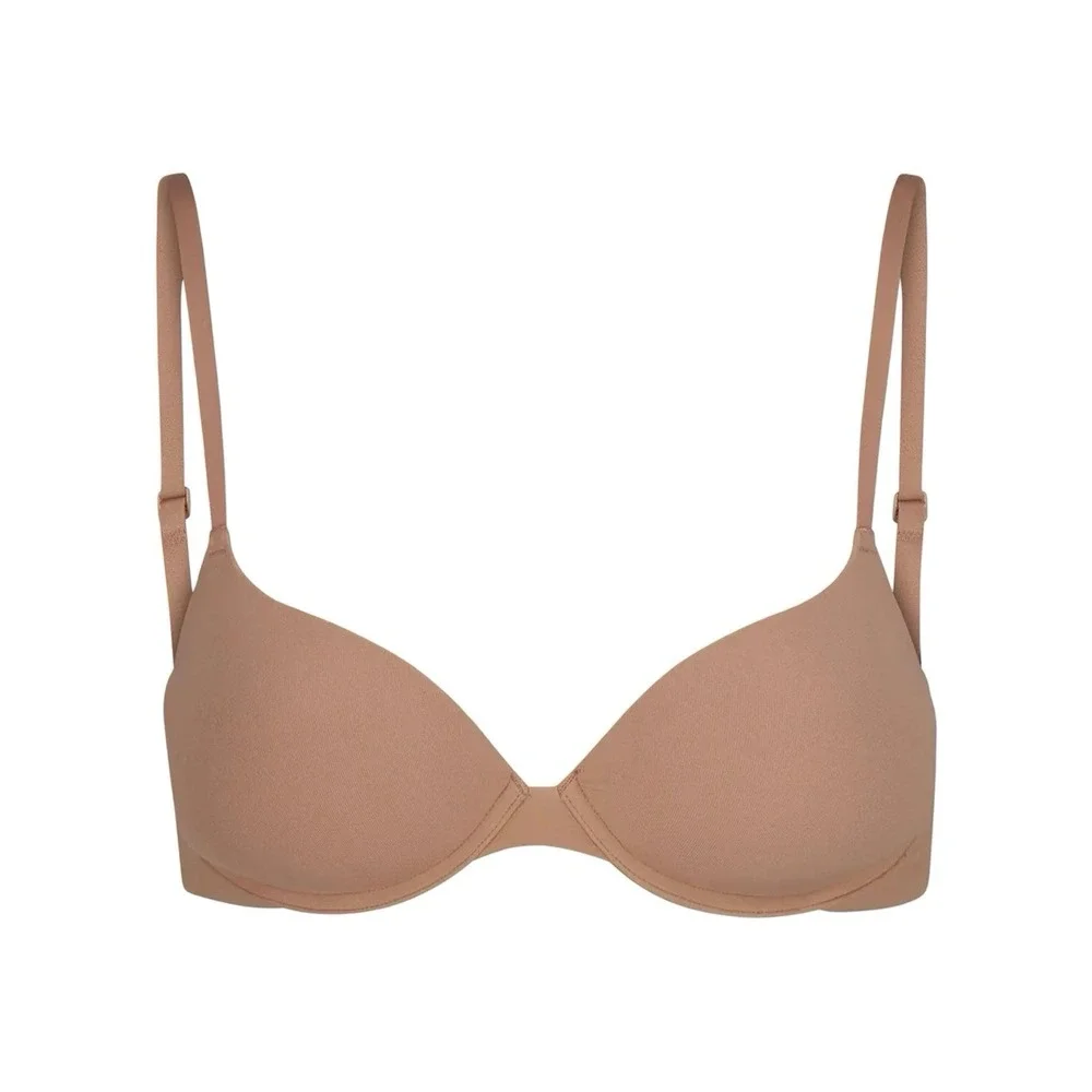 Skims Fits Everybody Push Up Demi Bra - NWT - 36c- Sienna - Picture 2 of 5